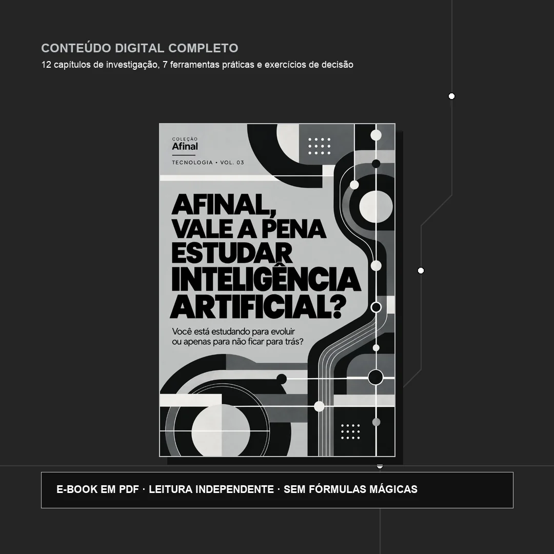 Mockup multitela demonstrando 12 capítulos e 7 ferramentas práticas